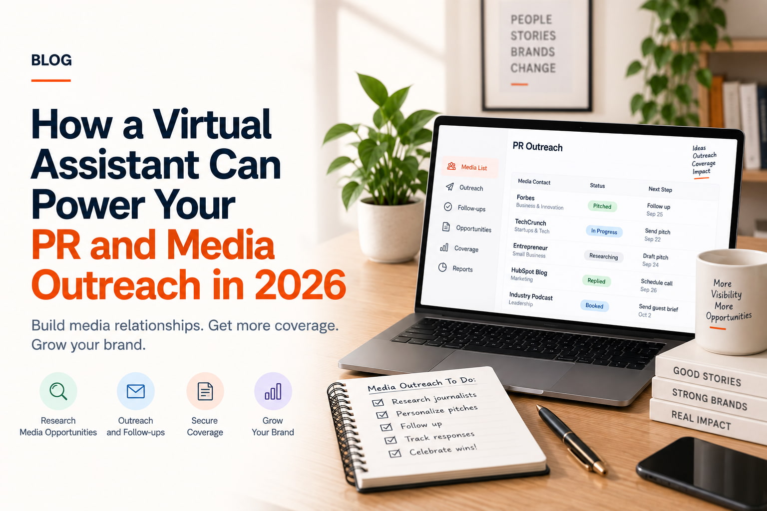 How a Virtual Assistant Can Power Your PR and Media Outreach in 2026